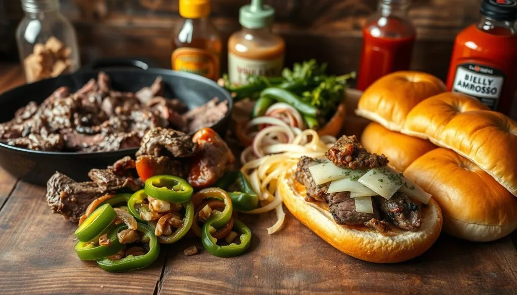 Philly Cheesesteak Ingredients