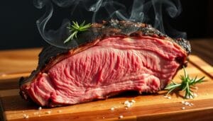 Smoked prime rib roast