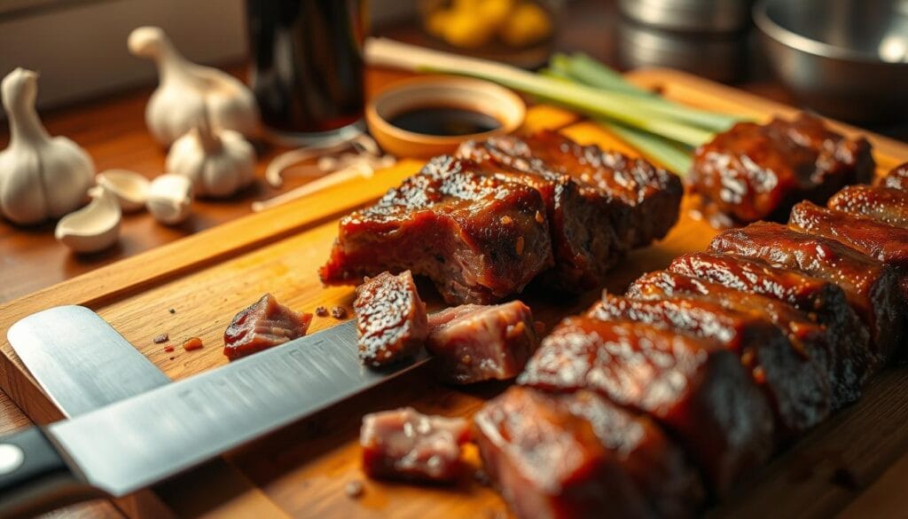 Traditional Korean BBQ Short Ribs Preparation
