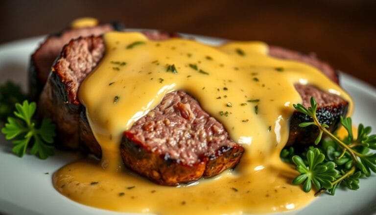 beef tenderloin with dijon cream sauce