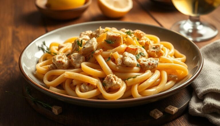creamy lemon chicken pasta