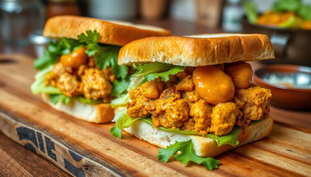 curried chicken sandwiches