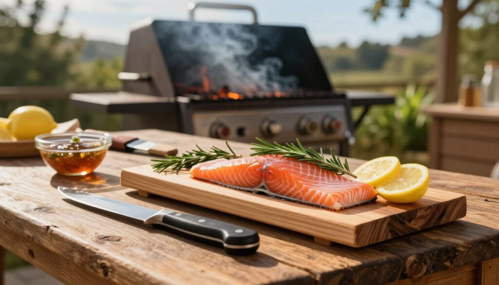 Cedar Plank Salmon Preparation Tools Cedar Plank Salmon Preparation Tools