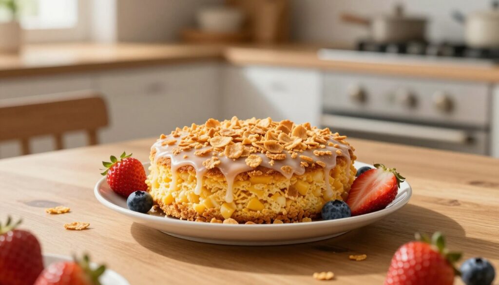 Cornflake corn cake