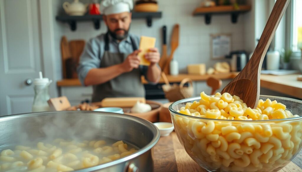Creamy Macaroni and Cheese Preparation Creamy Macaroni and Cheese Preparation