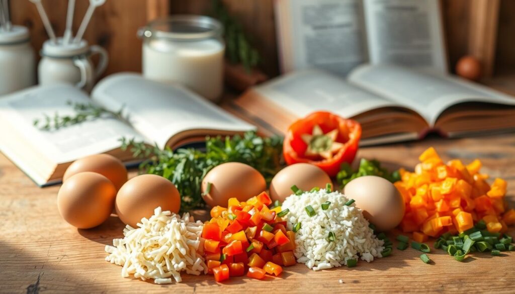 Ingredients for Simple Egg Bake Ingredients for Simple Egg Bake