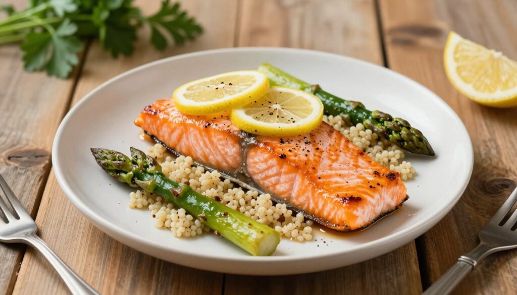 Lemon-pepper salmon