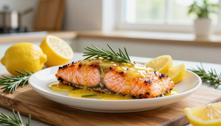 Lemon rosemary salmon
