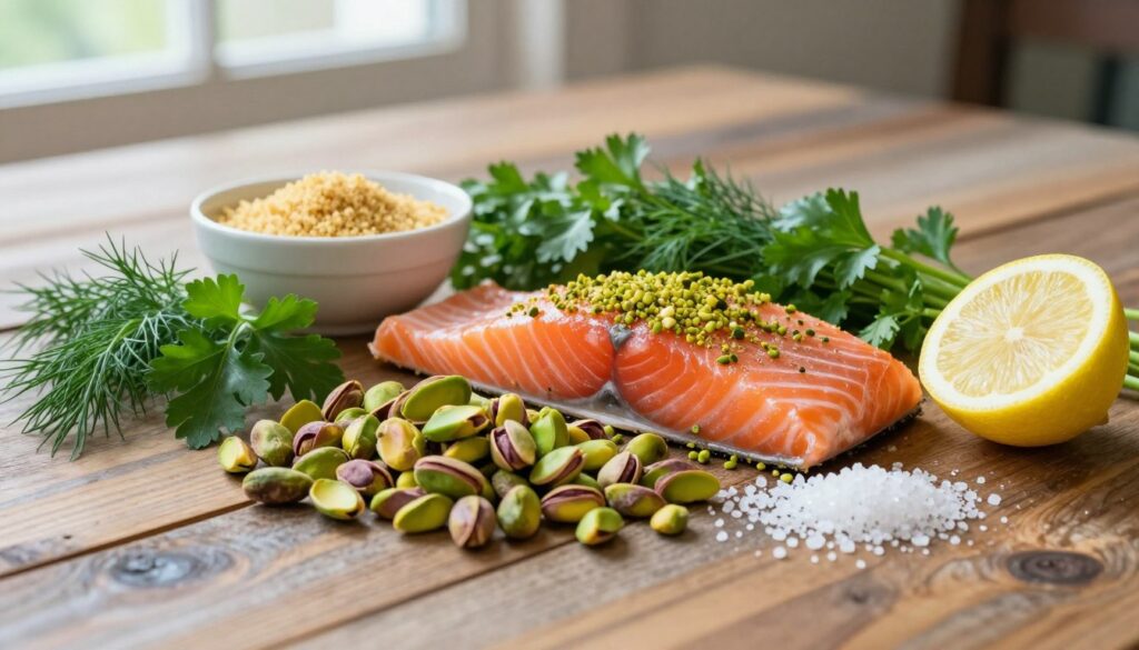 Pistachio Crusted Salmon Ingredients