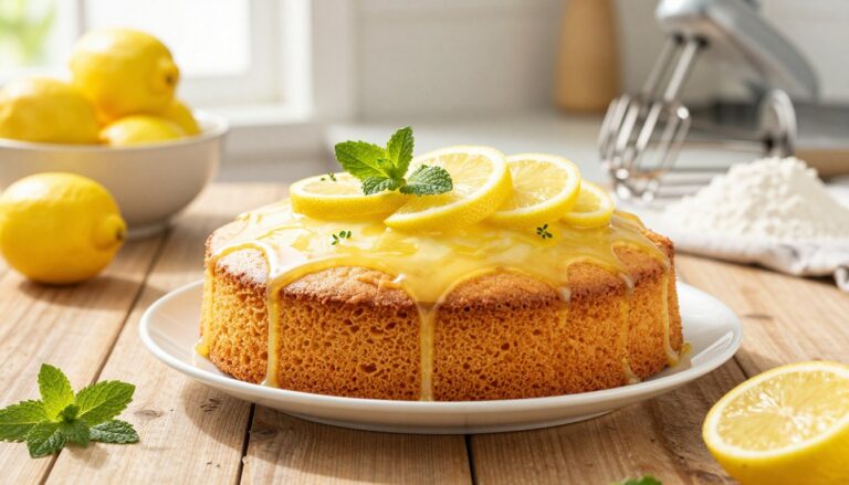 Whole lemon blender cake