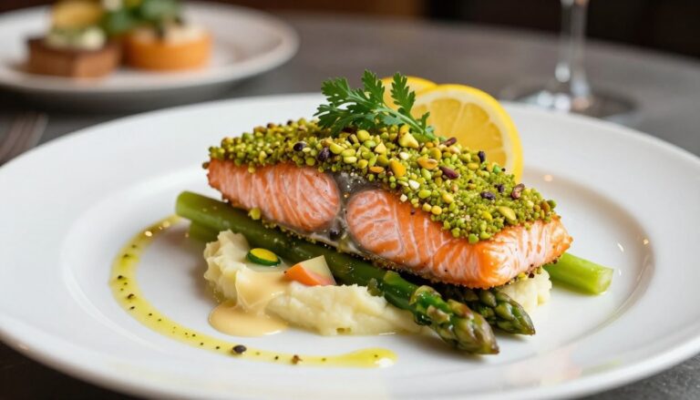 6 Healthy Pistachio Crusted Salmon Tips pistachio crusted salmon