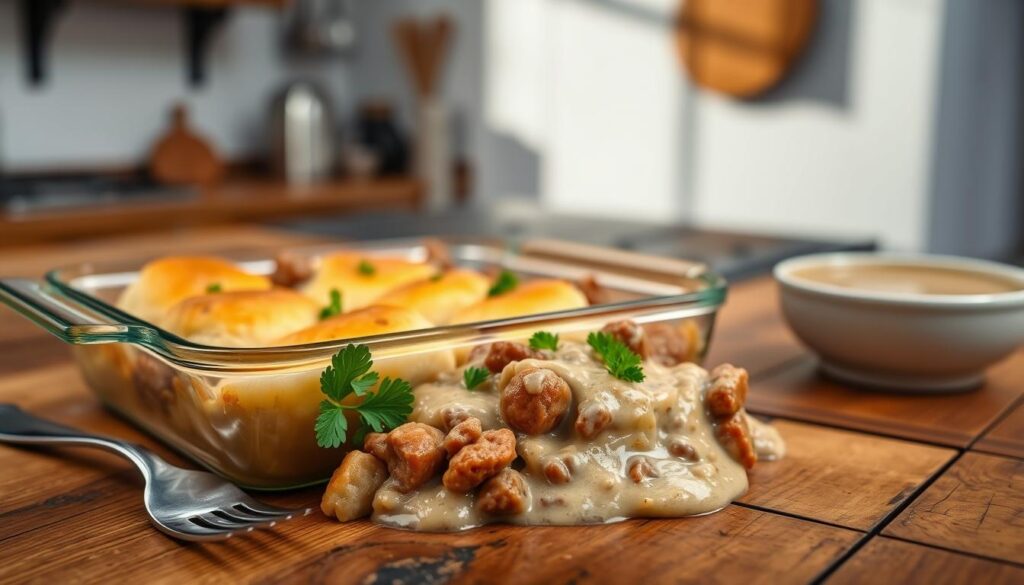 5 Best Sausage Gravy Casserole Ideas sausage gravy casserole