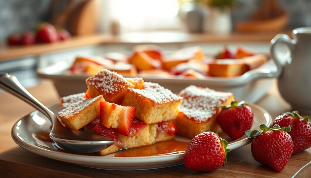 strawberry french toast casserole