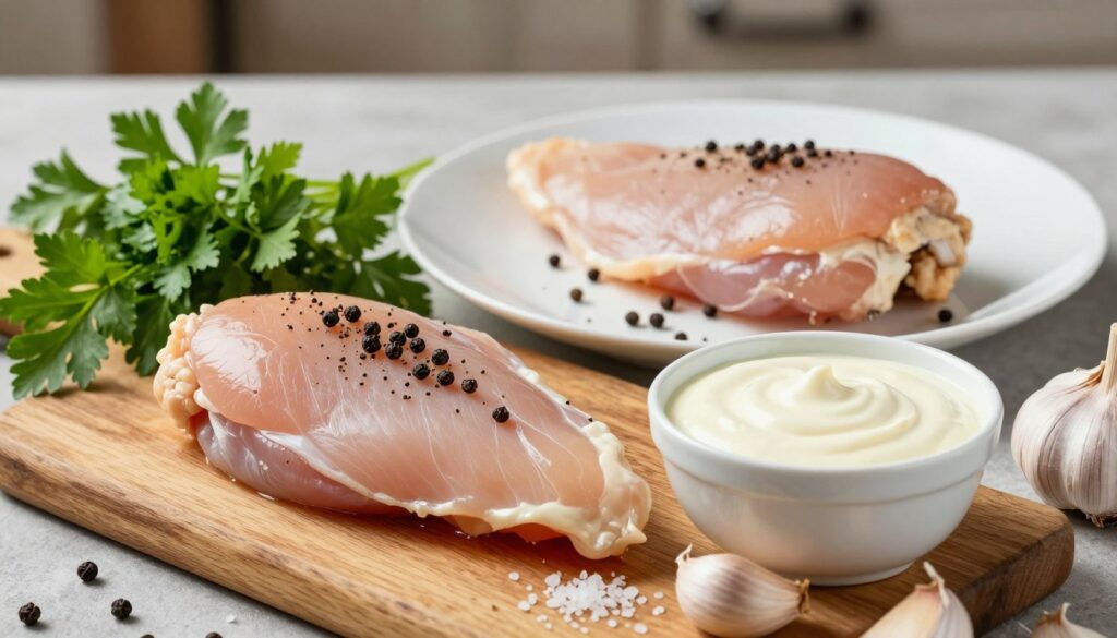 Chicken au Poivre Ingredients