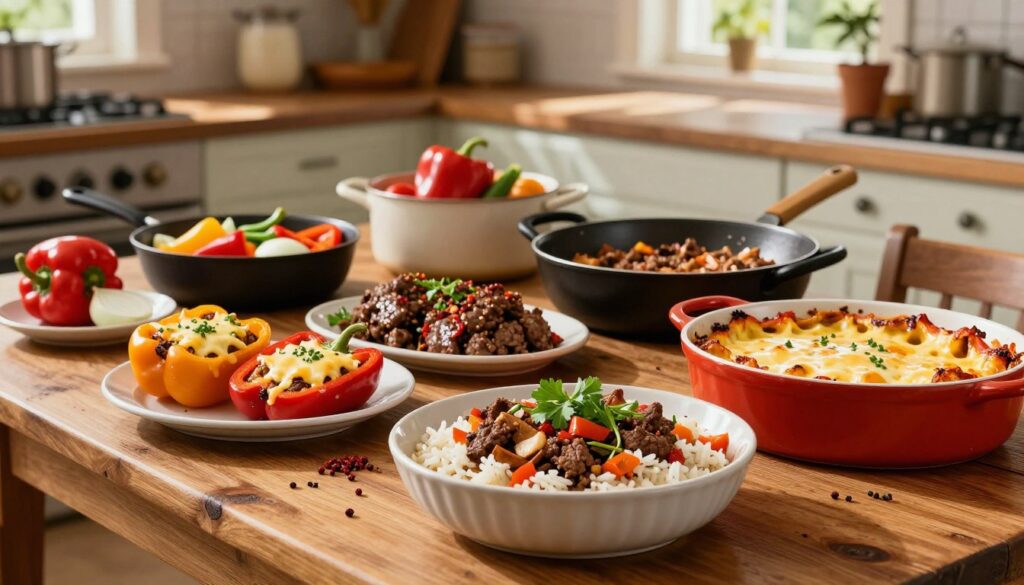 Ground Beef and Rice Recipe Variations