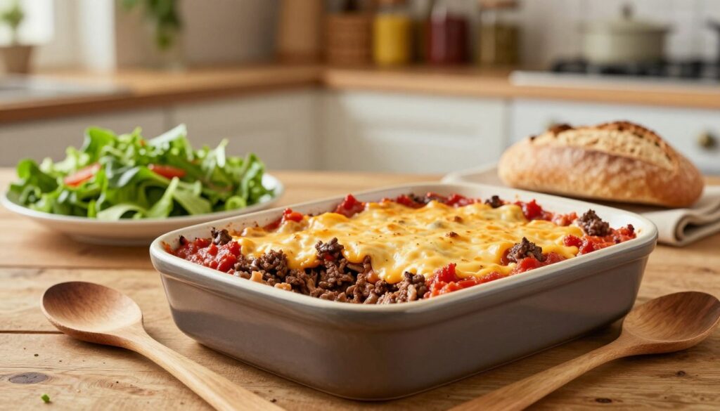 Sloppy Joe Casserole Weeknight Dinner