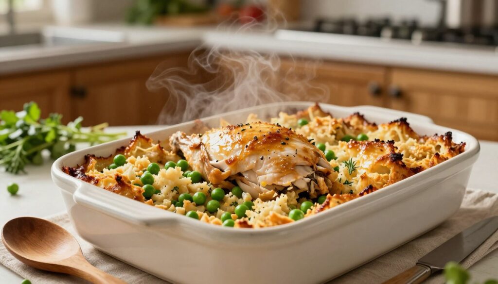chicken and stuffing casserole