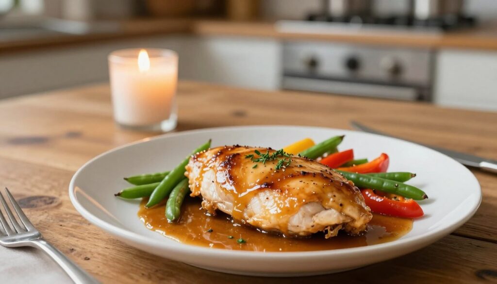 chicken in brandy sauce