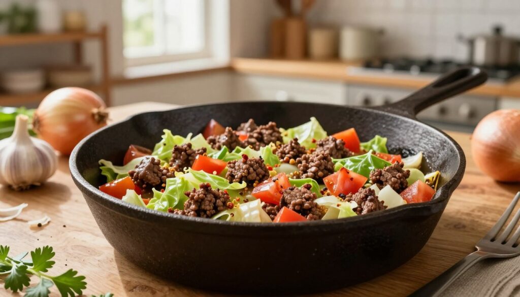 3 Quick Ground Beef and Cabbage Weeknight Dinners ground beef and cabbage