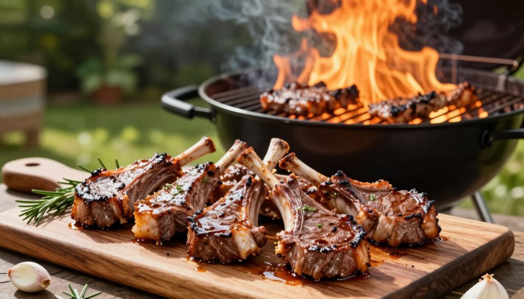 Barbecue Lamb Shoulder Steaks Selection