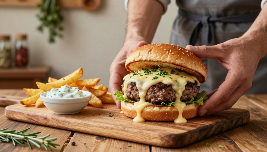 3 Easy Chef John’s Lamb Moussaka Burger Tips Chef johns lamb moussaka burger