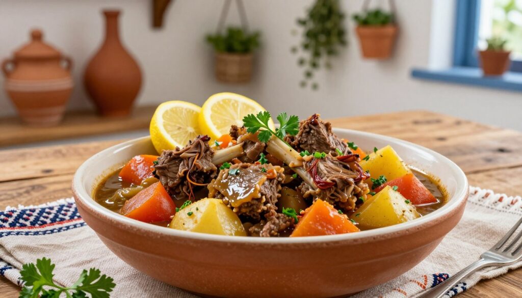 Greek lamb stew