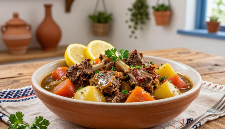 Greek lamb stew