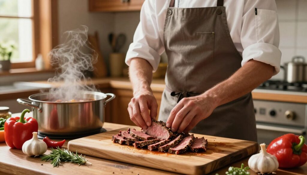 Homemade Italian Beef Preparation Homemade Italian Beef Preparation