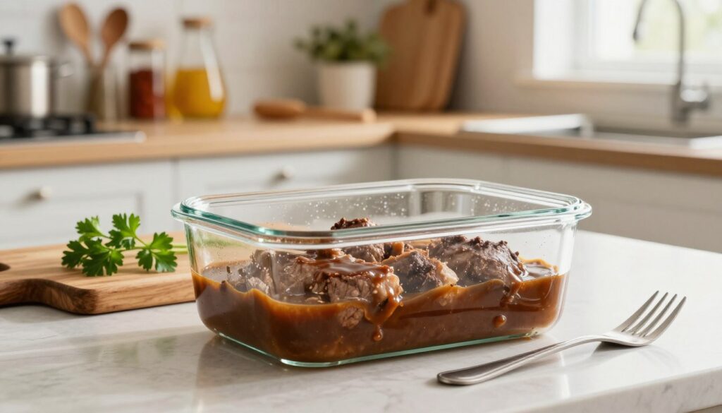Leftover Salisbury Steak Storage