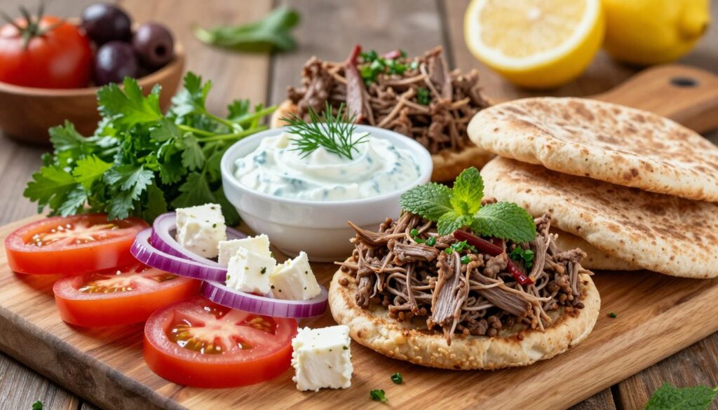 Mediterranean Lamb Burger Ingredients Mediterranean Lamb Burger Ingredients