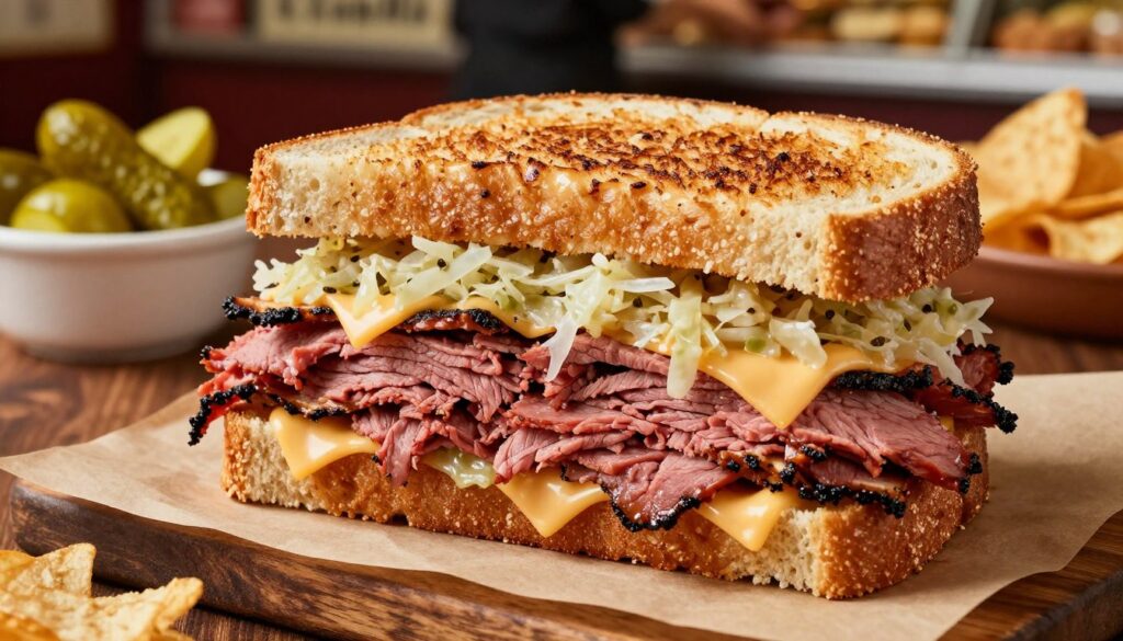 New York Pastrami Reuben Sandwich New York Pastrami Reuben Sandwich