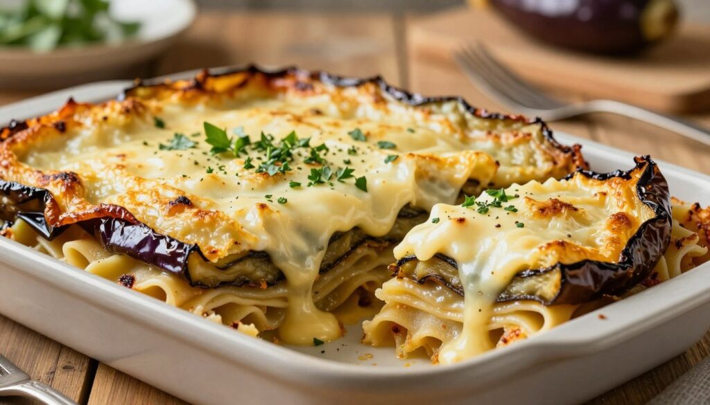 4 Comforting Roasted Eggplant Pastitsio Meals Roasted eggplant pastitsio