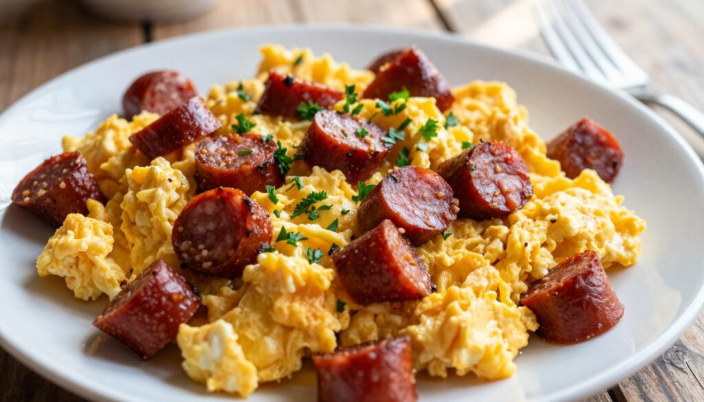7 Easy Scrambled Eggs with Chorizo Breakfast Ideas Scrambled eggs with chorizo
