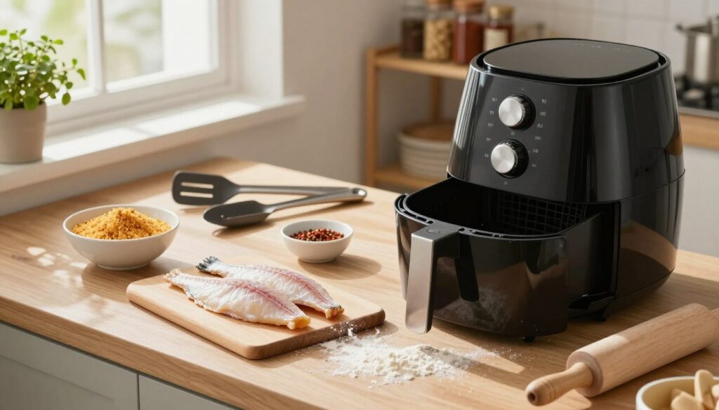 air fryer ingredients and equipment