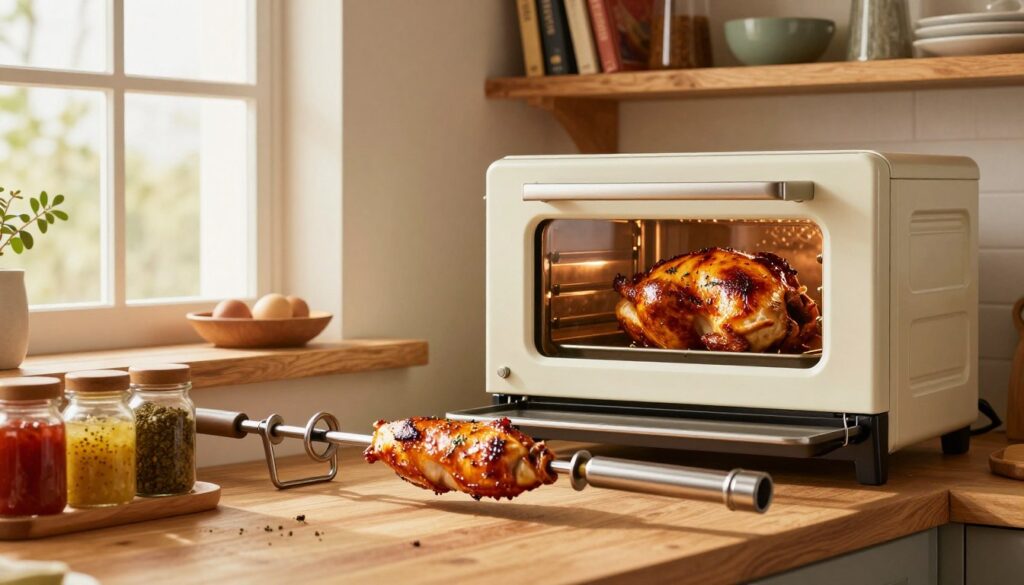 homemade rotisserie chicken cooking equipment and tools