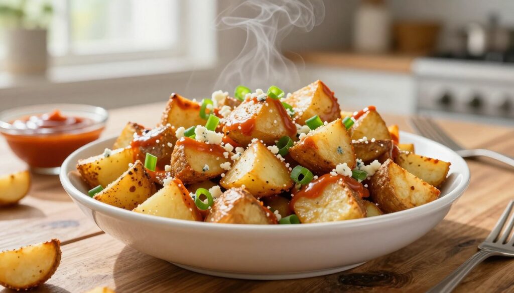 4 Simple Crispy Buffalo Potato Salad Recipes for Beginners crispy buffalo potato salad