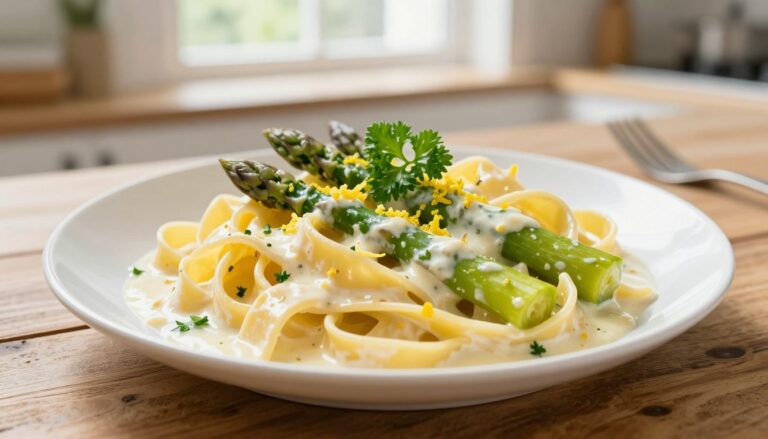 lemon asparagus pasta