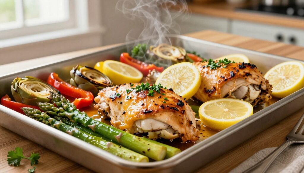 15 Must-Try Sheet Pan Lemon Artichoke Chicken Ideas sheet pan lemon artichoke chicken