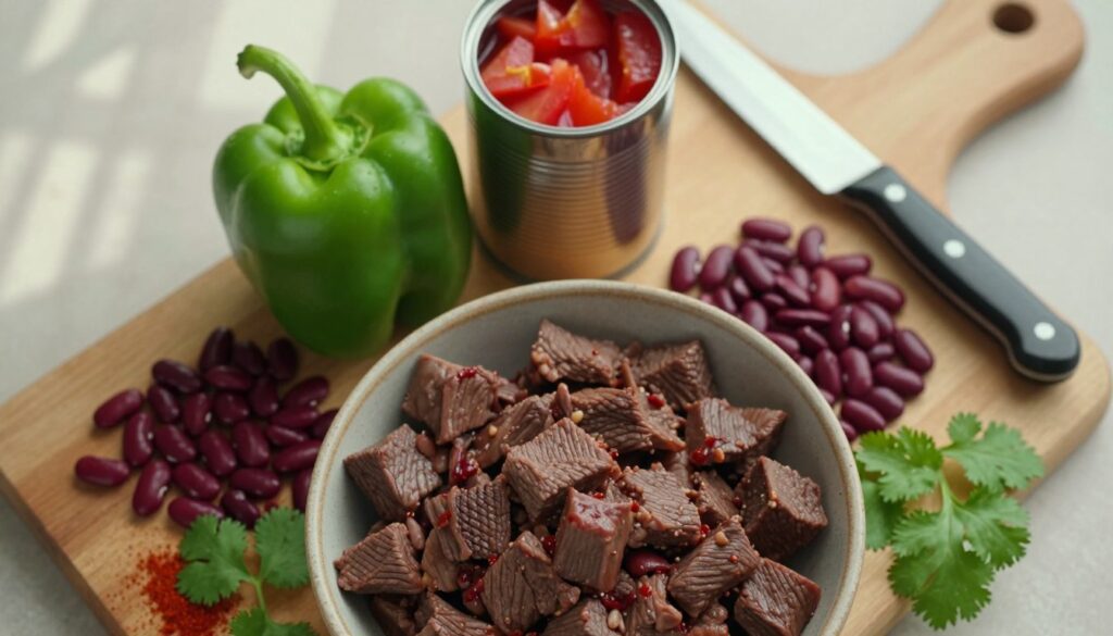 5-ingredient beef chili ingredients 5-ingredient beef chili ingredients