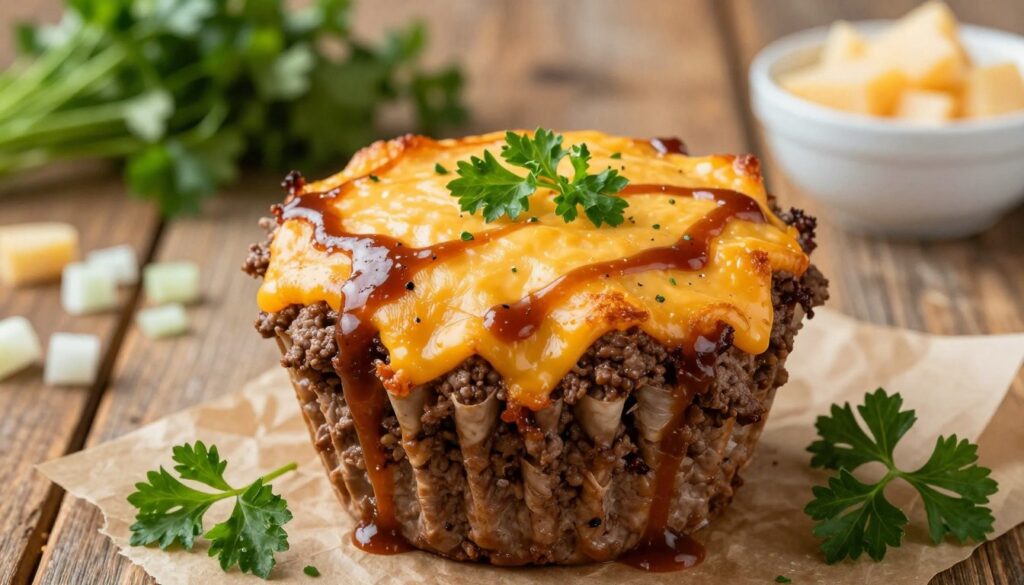 Comfort food with ground beef and cheese Comfort food with ground beef and cheese