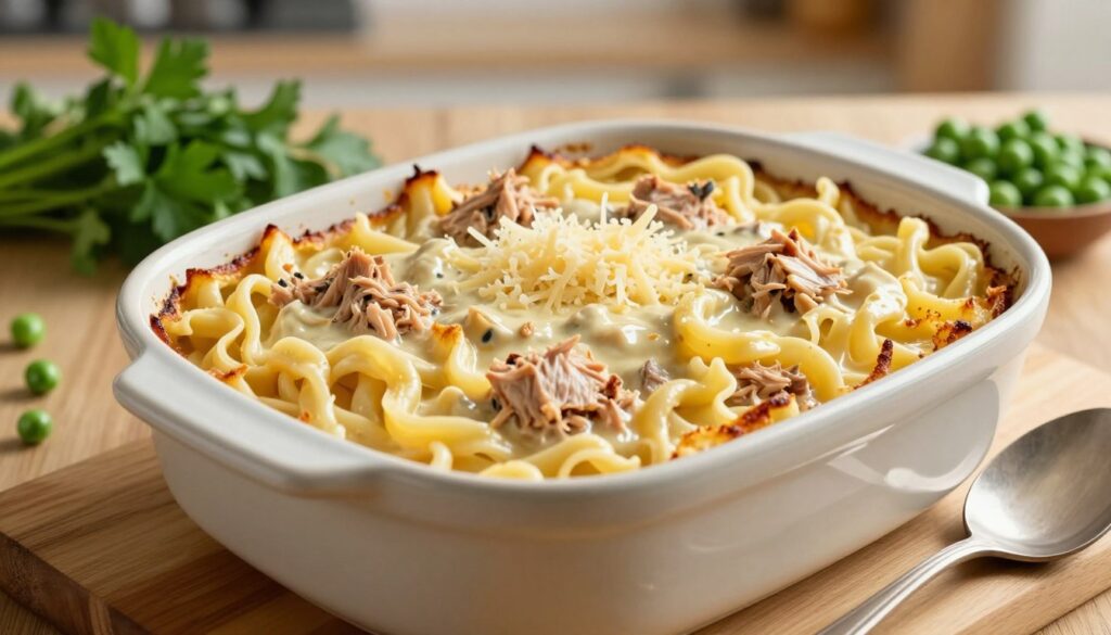 Creamy tuna noodle bake with perfect texture Creamy tuna noodle bake with perfect texture