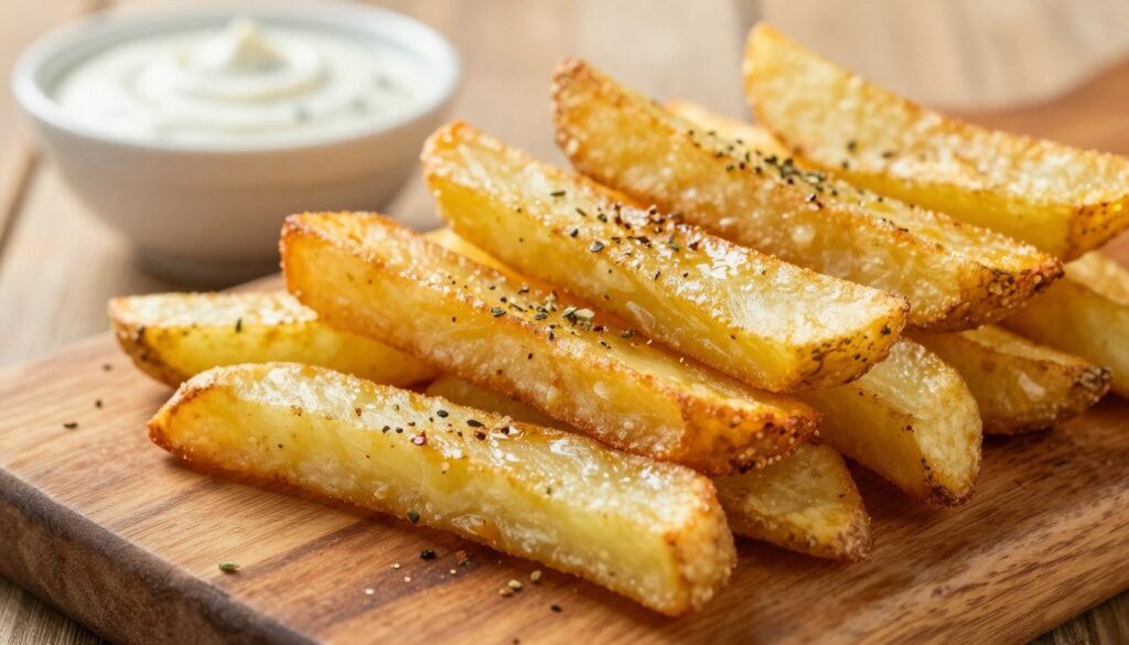 Crispy potato strips