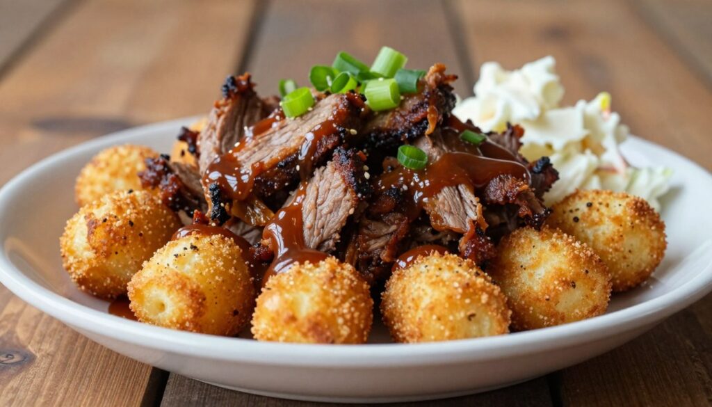 Memphis BBQ pork totchos