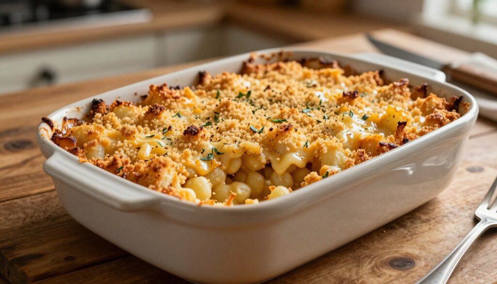 Perfectly Crispy Topping on Casserole