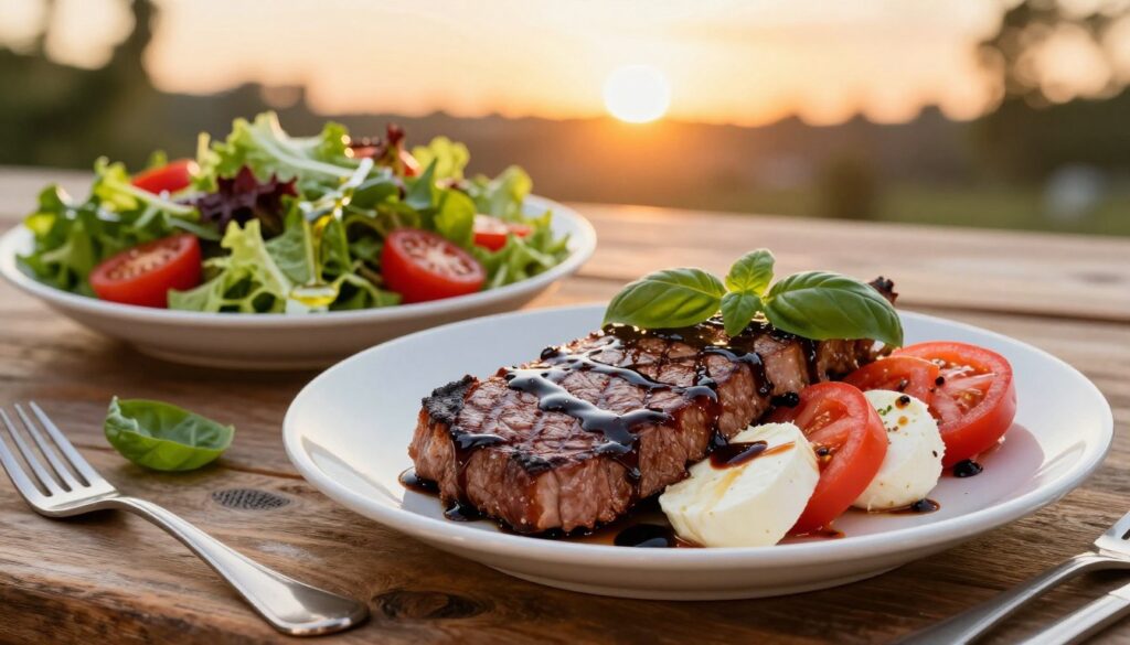 8 Flavorful Balsamic Caprese Grilled Steak Meals for Summer balsamic caprese grilled steak