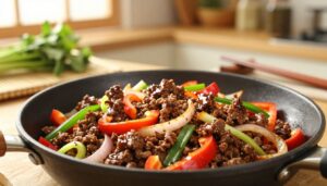 bulgogi ground beef stir fry