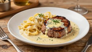 creamy butter steak and pasta