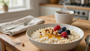 creamy wild rice breakfast