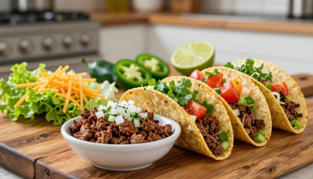 ground beef taco toppings