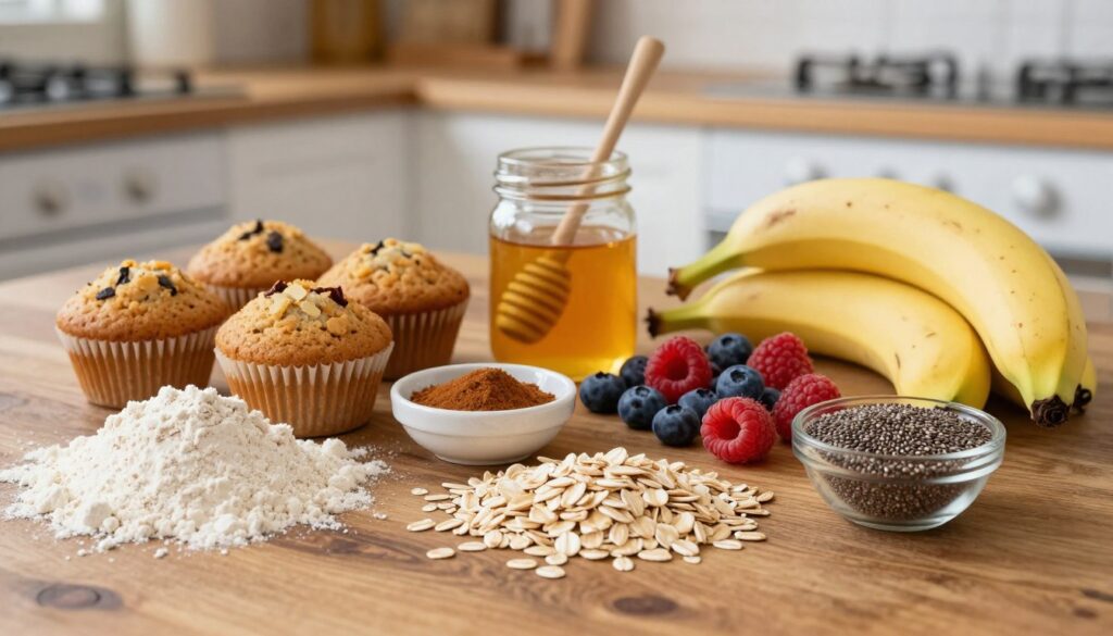 homemade fiber muffins ingredients